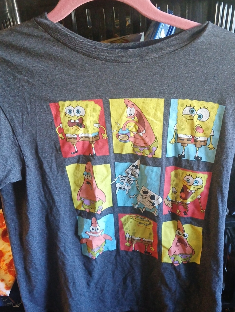 SpongeBob SquarePants Kids Graphic Tee - Gray